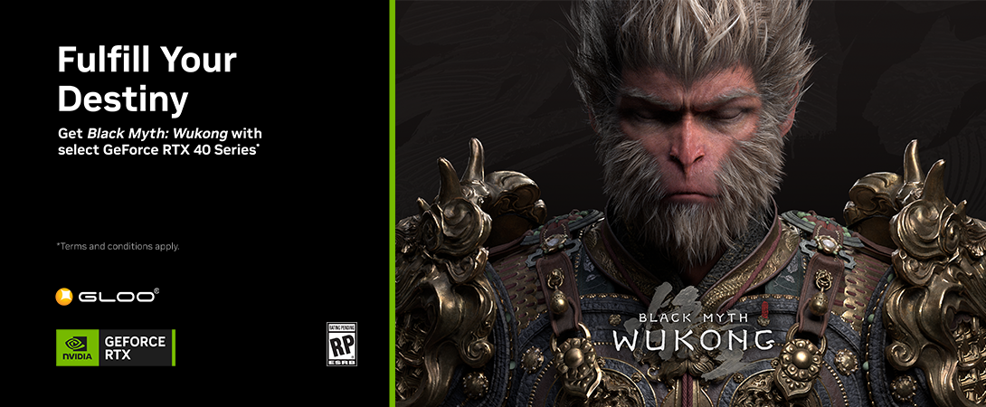 Fulfill Your Destiny - Get Black Myth: Wukong with selected GeForce RTX 40 Series