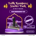 [Ramadan Sale] Car Emergency Kit [Free Tucano Foldable Shopping Bag]