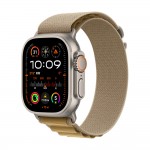 Apple Watch Ultra 2 GPS + Cellular 49mm Natural Titanium Case with Tan Alpine Loop - Large MX4H3ZP/A