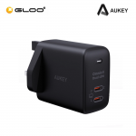 Aukey PA-B4T Omnia ll 45W 2 USB-C Port PD Charge GaN Fast Technology Charger - Black 689323787821