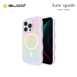 Kate Spade New York Wavy for MagSafe Case iPhone 16 Pro - Opal Iridescent 840171740684