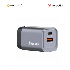 Verbatim GNC-35 GaN Charger 2 Port 35W USB A/C (EU/UK/US) 32200 023942322009