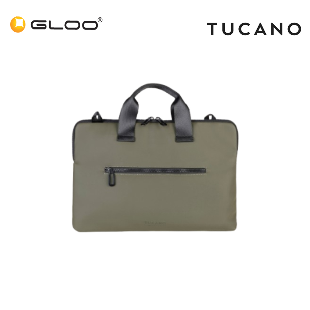 TUCANO GOMMO SUPERSLIM BAG 15.6" - MILITARY GREEN