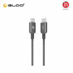 ADAM elements CASA S120 USB-C to USB-C 60W Braided Charging Cable 120cm (Grey) 840741114969