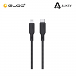 AUKEY CB-CL5 MFI Braided Nylon USB-C to Lightning Cable 1.2m Black 689323787227