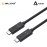 AUKEY CB-TCC241 USB4.0 50V 5A 240W 40GB Data C to C - 0.8M - TPE USB4.0 Black 689323787456