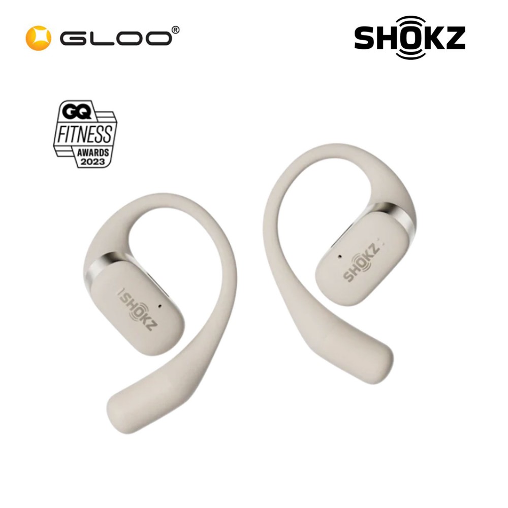 Shokz OpenFit Open-Ear True Wireless Earbuds T910BG Beige 810092675761