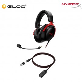 HyperX Cloud III BLK/RED GAM HEADSET - 727A9AA