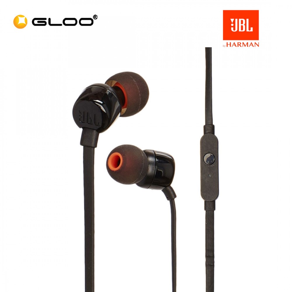 JBL T110 In-Ear Headphones Black 050036335560