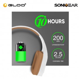 SonicGear Airphone 5 (2019)  Headset White Grey 8886411935818