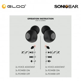 SONICGEAR EARPUMP TWS JEWEL 2 (2024) – Beige 8886411931179