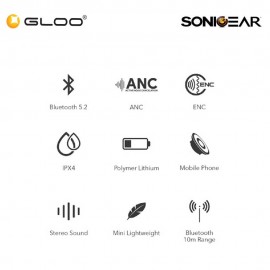 SonicGear EARPUMP TWS 16 ANC - Black 8886411930356