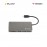 Verbatim 5-in-1 USB & Card Reader Hub (Grey) Type-C Hub with USB3.0 x 3 & SD/MicroSD Card Reader 65679 4895117956793