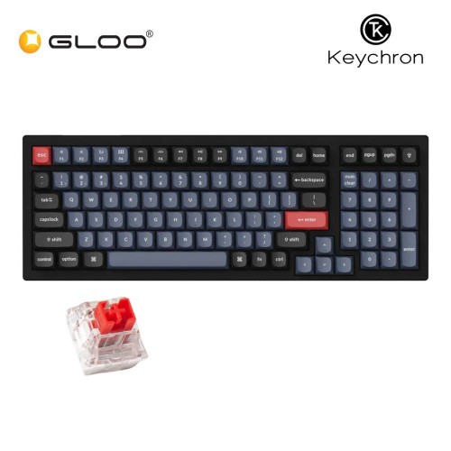 Keychron K4 Pro Hot-Swap RGB Wireless Mechanical Keyboard - Keychron K Pro Red (K4P-H1)