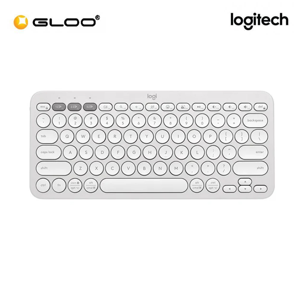 Logitech Pebble Keys 2 K380s keyboard Tonal White - 920-011754