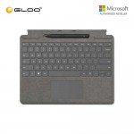 Microsoft Surface Pro Keyboard (11th Edition) with Slim Pen Platinum - 8X6-00228