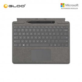 Microsoft Surface Pro Keyboard (11th Edition) with Slim Pen Platinum - 8X6-00228