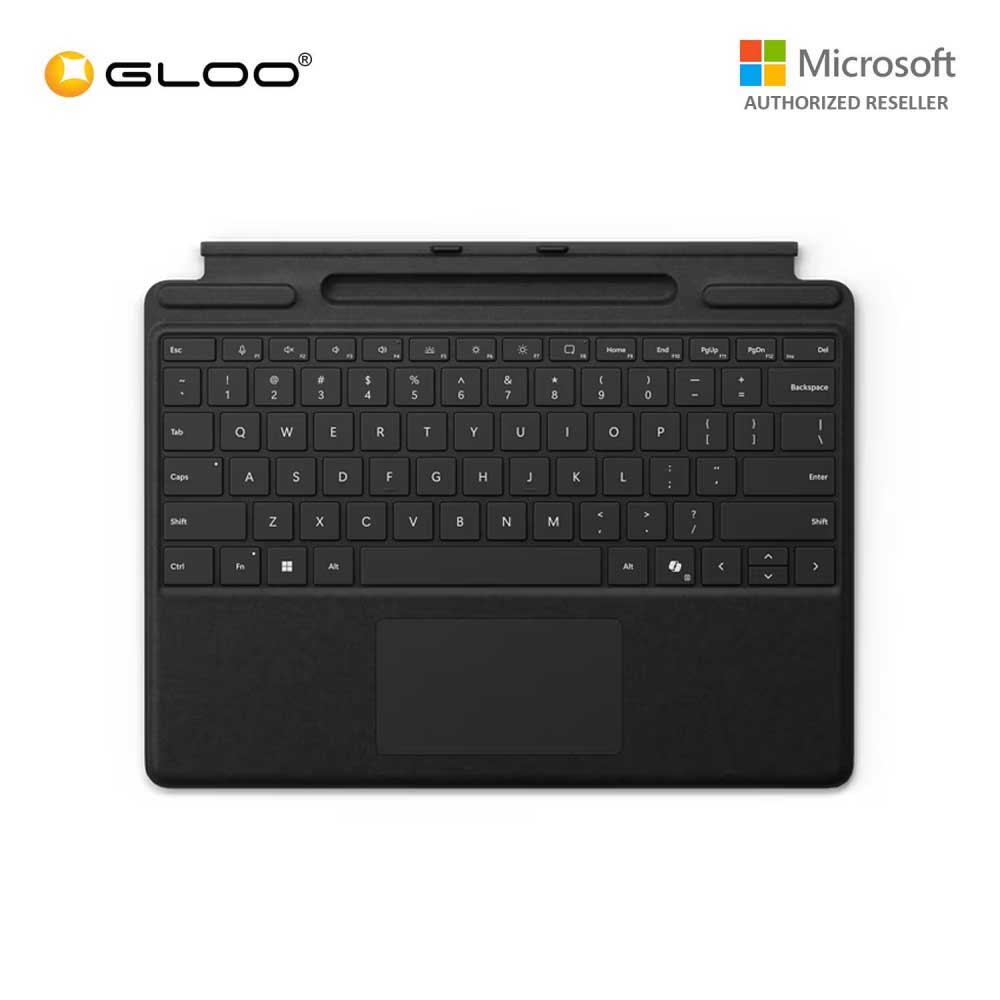 Microsoft Surface Pro Keyboard (11th Edition) with Pen Storage Black - 8XA-00182