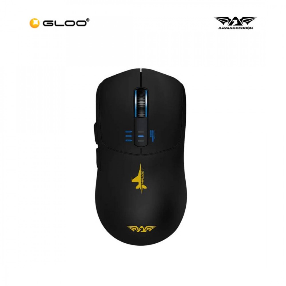 ARMAGGEDDON MIRAGE V GAMING WIRELESS MOUSE - BLACK 8886411986841