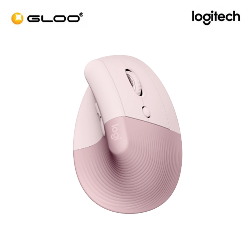 Logitech Lift Vertical Ergonomic Wireless Mouse - Rose 910-006481