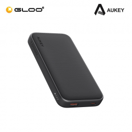 Aukey PB-Y46 Spark Go 15W 10000mAh Fast Charging Slim USB-C Power Bank - Grey 689323787920