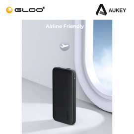 Aukey PB-Y46 Spark Go 15W 10000mAh Fast Charging Slim USB-C Power Bank - Grey 689323787920