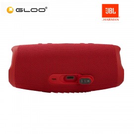 JBL Charge 5 Portable Waterproof Speaker - Red (050036380157)