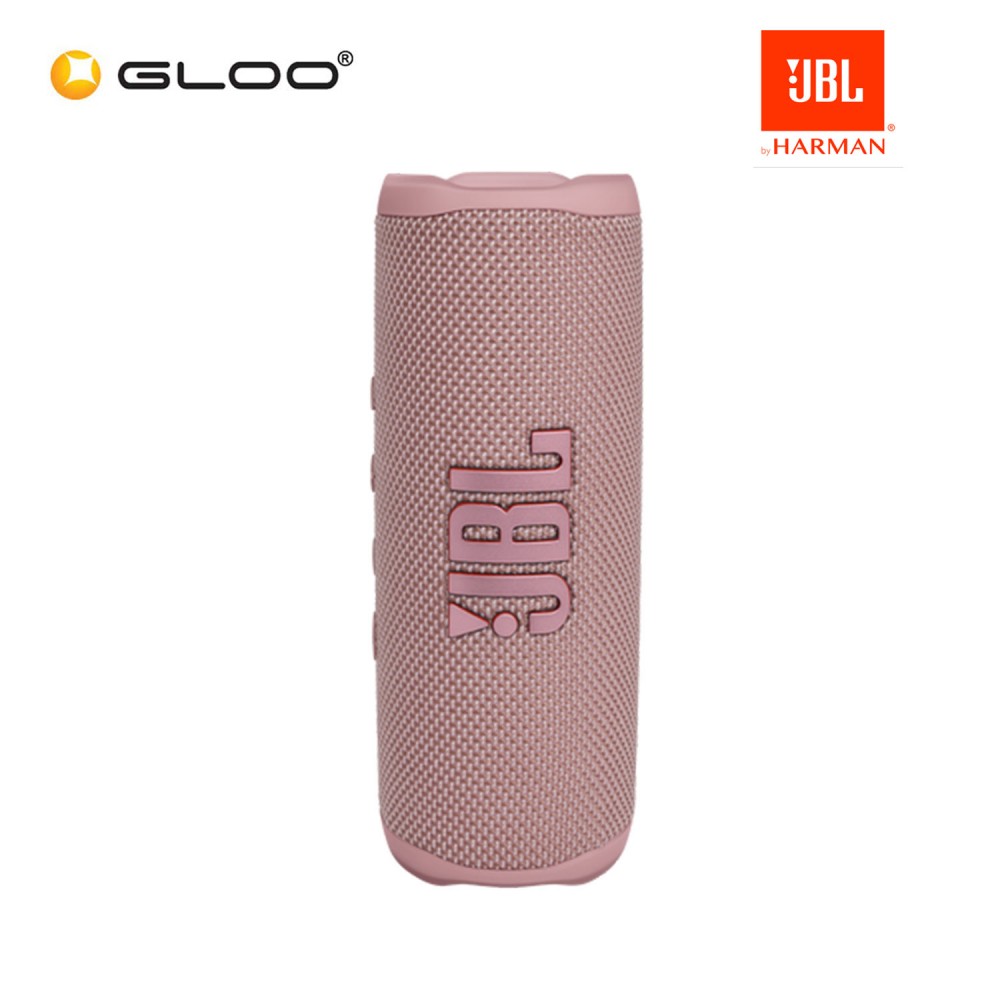 JBL Flip 6 Portable Waterproof Bluetooth Speaker - Pink 050036384360