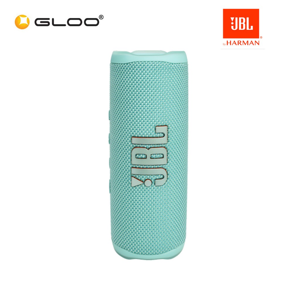 JBL Flip 6 Portable Waterproof Bluetooth Speaker - Teal 050036384377