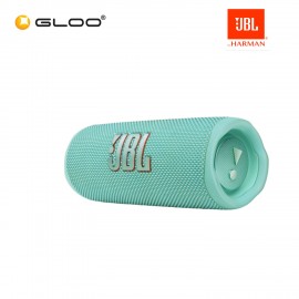 JBL Flip 6 Portable Waterproof Bluetooth Speaker - Teal 050036384377