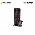 Vinnfier Tango Pro 5 WMB Portable Karaoke Bluetooth Speaker with 2 Wireless Microphones