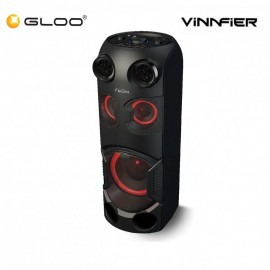 Vinnfier Tango Pro 5 WMB Portable Karaoke Bluetooth Speaker with 2 Wireless Microphones