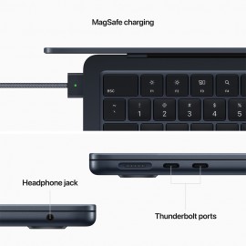 Apple 13-inch MacBook Air M2 chip with 8-core CPU and 10-core GPU, 16GB, 1TB SSD - Midnight