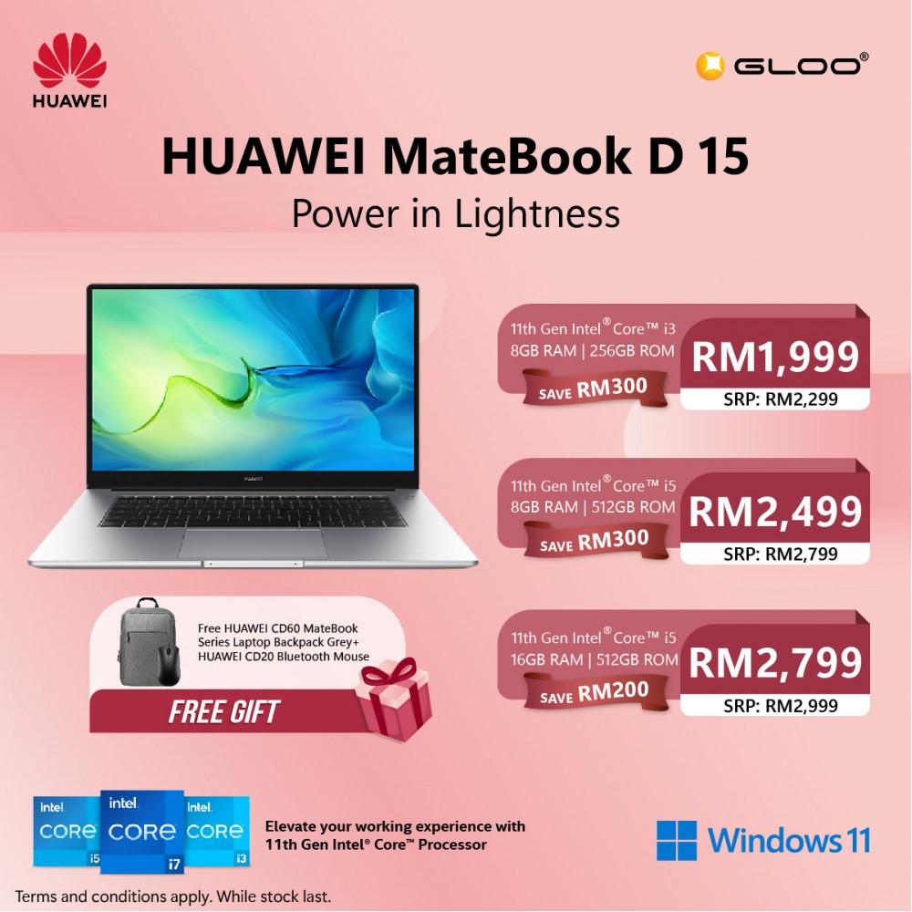 Huawei Matebook D15 i3