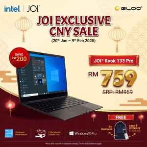 JOI Book 133 Pro Notebook (Celeron N4120,4GB,128GB eMMC,13.3''FHD,W10,GRY)