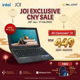 JOI Classmate 10 (Celeron N4020,4GB,128GB eMMC,Intel UHD Graphics 600,11.6”HD,W10 Pro,Grey)