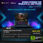 [Pre-order] Acer Predator Helios Neo 16 PHN16-72-52P9 Gaming Laptop (NVIDIA® GeForce RTX™ 4060 8GB,i5-14500HX,8GB,1TB SSD,16” WQXGA,W11H,Blk,2Y) [ETA:3-5 working days]