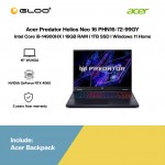 Acer Predator Helios Neo 16 PHN16-72-99GY Gaming Laptop (i9-14900HX,16GB,1TB SSD,RTX4060 8GB,16” WUXGA,W11H,Blk,2Y)