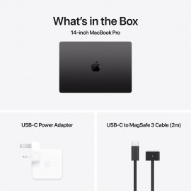 Apple 14-inch MacBook Pro, M4 Pro chip with 12‑core CPU and 16‑core GPU, 24GB, 512GB SSD - Space Black