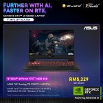 [Pre-order] ASUS TUF Gaming F15 FX507V-ULP291W Laptop (NVIDIA® GeForce RTX™ 4050 6GB,i7-13620H,16GB,1TB SSD,15.6"FHD,W11H,Mecha Gray,2Y) 