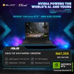 ASUS TUF A14 FA401W-VRG021W Gaming Laptop (NVIDIA® GeForce RTX™ 4060 8GB,R9 AI-HX370,16GB,1TB SSD,14”2.5K WQXGA,W11H,Jaeger Gray,2Y)