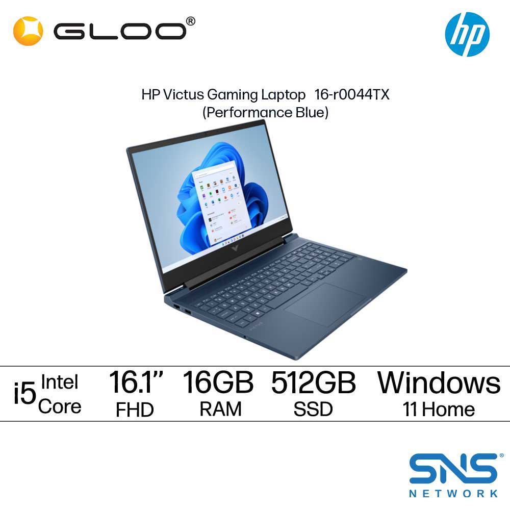 HP Victus Gaming Laptop 16-r0044TX (NVIDIA® GeForce RTX™ 4050 6GB GDDR6 | Intel® Core™  i5-13500HX Processor | 16.1" FHD | 16GB RAM | 512GB SSD | Windows 11 Home)