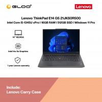 [Pre-order] Lenovo ThinkPad E14 G5 21JKS0R500 Laptop (i5-1345U vPro,16GB,512GB SSD,Intel UHD Graphics,14"WUXGA,W11P,1Y) [ETA:3-5 working days]