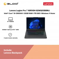 [Pre-order] Lenovo Legion Pro 7 16IRX8H 82WQ00B8MJ Gaming Laptop (i9-13900HX,32GB,1TB SSD,RTX4090 16GB,16"WQXGA,W11H,Gry,2Y) [ETA:3-5 working days]