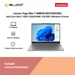 Lenovo Yoga Slim 7 14IMH9 83CV002VMJ Laptop (CORE ULTRA 7-155H,32GB,1TB SSD,Intel Arc,H&S,14”WUXGA OLED,W11H,Luna Grey,2Y)