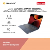 [Pre-order] Lenovo IdeaPad Slim 5 14AHP9 83DB001JMJ Laptop (R7-8845HS,16GB,512GB SSD,AMD Radeon 780M,H&S,14”WUXGA OLED,W11H,Abyss Blue,2Y) [ETA:3-5 working days]