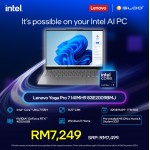 [Pre-order] Lenovo Yoga Pro 7 14IMH9 83E2009BMJ Gaming Laptop (U7-155H,32GB,1TB SSD,RTX4050 6GB,H&S,14.5” 2.8K OLED,W11H,Tidal Teal,3 Yrs) [ETA:3-5 working days]