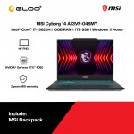 MSI Cyborg 14 A13VF-046MY Gaming Laptop (i7-13620H,16GB,1TB SSD,RTX4060 8GB,14”FHD+,W11H,Black,2Y)