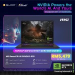 [Pre-order] MSI Sword 16 HX B14VEKG-628MY Gaming Laptop (NVIDIA® GeForce RTX™ 4050 6GB, i7-14650HX,16GB,1TB SSD,16”QHD+,W11H,Gray,2Y) [ETA:3-5 working days]