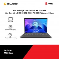 [Pre-order] MSI Prestige 13 AI EVO A1MG-041MY Laptop (Ultra 5 125H,16G,1TB SSD,Intel Arc Graphic,13.3”2.8K,W11H,Gry,2Y) [ETA:3-5 working days]